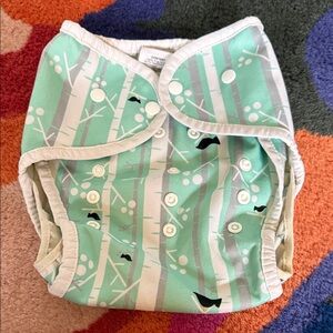 Thirsties diaper cover, GUC, size Two, Snap closure, adjustable snaps